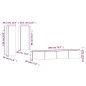 vidaXL 4-tlg. TV-Schrank-Set Räuchereiche Holzwerkstoff vidaXL 4-tlg. TV-Schrank-Set Räuchereiche Holzwerkstoff