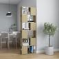 vidaXL Bücherregal Raumteiler Sonoma-Eiche 60x24x186 cm Holzwerkstoff vidaXL Bücherregal Raumteiler Sonoma-Eiche 60x24x186 cm Holzwerkstoff