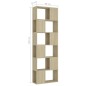 vidaXL Bücherregal Raumteiler Sonoma-Eiche 60x24x186 cm Holzwerkstoff vidaXL Bücherregal Raumteiler Sonoma-Eiche 60x24x186 cm Holzwerkstoff