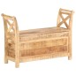 vidaXL Flurbank 103 x 33 x 72 cm Massivholz Mango vidaXL Flurbank 103 x 33 x 72 cm Massivholz Mango