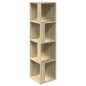 vidaXL Eckregal Sonoma-Eiche 33x33x132 cm Holzwerkstoff vidaXL Eckregal Sonoma-Eiche 33x33x132 cm Holzwerkstoff