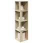 vidaXL Eckregal Sonoma-Eiche 33x33x132 cm Holzwerkstoff vidaXL Eckregal Sonoma-Eiche 33x33x132 cm Holzwerkstoff