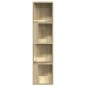 vidaXL Eckregal Sonoma-Eiche 33x33x132 cm Holzwerkstoff vidaXL Eckregal Sonoma-Eiche 33x33x132 cm Holzwerkstoff