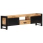 vidaXL TV-Schrank 140x30x40 cm Raues Mangoholz vidaXL TV-Schrank 140x30x40 cm Raues Mangoholz