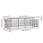 vidaXL Outdoor-Hundezwinger mit Dach Stahl 7,51 m² vidaXL Outdoor-Hundezwinger mit Dach Stahl 7,51 m²