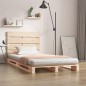 vidaXL Massivholzbett ohne Matratze 100x200 cm Kiefernholz vidaXL Massivholzbett ohne Matratze 100x200 cm Kiefernholz