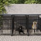 vidaXL Outdoor-Hundezwinger mit Dach Stahl 9,38 m² vidaXL Outdoor-Hundezwinger mit Dach Stahl 9,38 m²