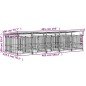 vidaXL Outdoor-Hundezwinger mit Dach Stahl 9,38 m² vidaXL Outdoor-Hundezwinger mit Dach Stahl 9,38 m²