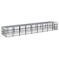 vidaXL Outdoor-Hundezwinger mit Dach Stahl 16,89 m² vidaXL Outdoor-Hundezwinger mit Dach Stahl 16,89 m²