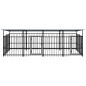 vidaXL Outdoor-Hundezwinger mit Dach Stahl 7,51 m² vidaXL Outdoor-Hundezwinger mit Dach Stahl 7,51 m²