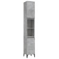 vidaXL 3-tlg. Badmöbel-Set Betongrau Holzwerkstoff vidaXL 3-tlg. Badmöbel-Set Betongrau Holzwerkstoff