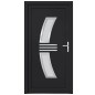 vidaXL Haustür Anthrazit 88x200 cm PVC vidaXL Haustür Anthrazit 88x200 cm PVC