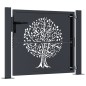 vidaXL Gartentor Anthrazit 105x105 cm Stahl Baum-Design vidaXL Gartentor Anthrazit 105x105 cm Stahl Baum-Design