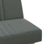 vidaXL Schlafsofa in L-Form Dunkelgrau 255x140x70 cm Stoff vidaXL Schlafsofa in L-Form Dunkelgrau 255x140x70 cm Stoff