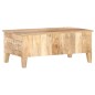 vidaXL Couchtisch 100x55x40 cm Raues Mangoholz vidaXL Couchtisch 100x55x40 cm Raues Mangoholz