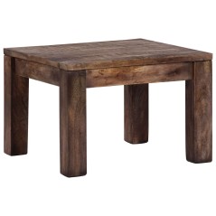 vidaXL Couchtisch 50×50×35 cm Massivholz Mango