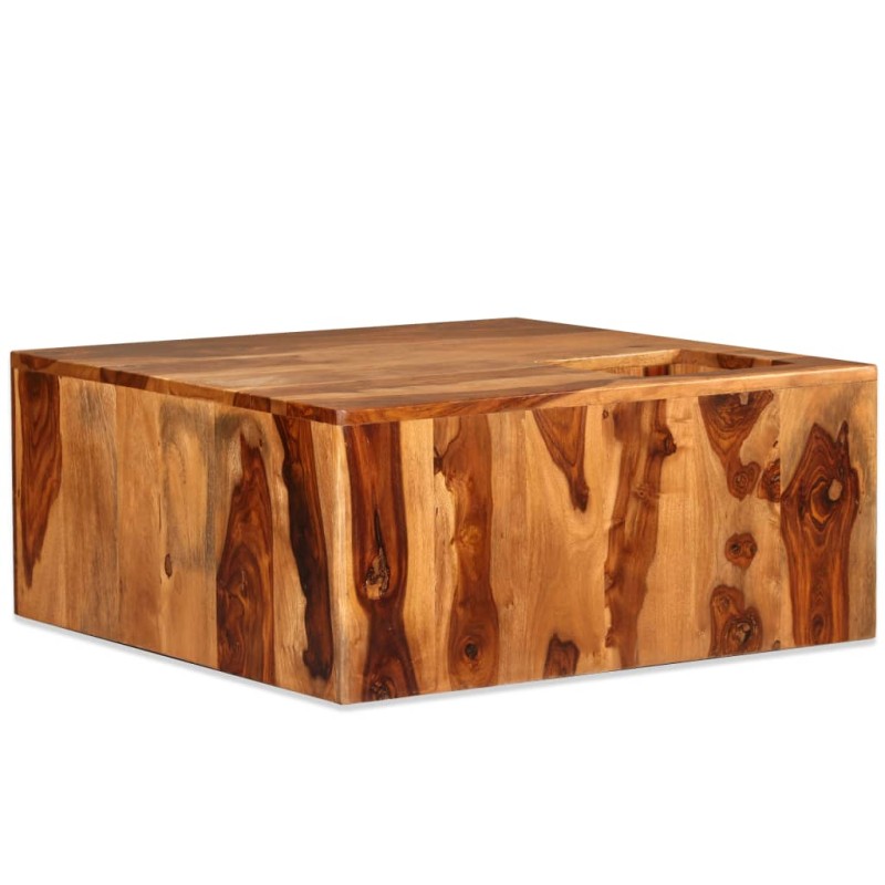 vidaXL Couchtisch Massivholz Palisander 70x70x30 cm vidaXL Couchtisch Massivholz Palisander 70x70x30 cm