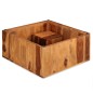 vidaXL Couchtisch Massivholz Palisander 70x70x30 cm vidaXL Couchtisch Massivholz Palisander 70x70x30 cm