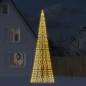 vidaXL LED-Weihnachtsbaum für Fahnenmast 1534 LEDs Warmweiß 500 cm vidaXL LED-Weihnachtsbaum für Fahnenmast 1534 LEDs Warmweiß 500 cm