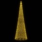 vidaXL LED-Weihnachtsbaum für Fahnenmast 1534 LEDs Warmweiß 500 cm vidaXL LED-Weihnachtsbaum für Fahnenmast 1534 LEDs Warmweiß 500 cm