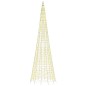 vidaXL LED-Weihnachtsbaum für Fahnenmast 1534 LEDs Warmweiß 500 cm vidaXL LED-Weihnachtsbaum für Fahnenmast 1534 LEDs Warmweiß 500 cm