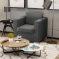 vidaXL Sessel Dunkelgrau Stoff vidaXL Sessel Dunkelgrau Stoff
