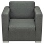 vidaXL Sessel Dunkelgrau Stoff vidaXL Sessel Dunkelgrau Stoff