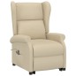 vidaXL Aufstehsessel Creme Stoff vidaXL Aufstehsessel Creme Stoff
