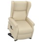 vidaXL Aufstehsessel Creme Stoff vidaXL Aufstehsessel Creme Stoff
