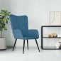vidaXL Relaxsessel Blau Samt vidaXL Relaxsessel Blau Samt