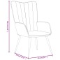 vidaXL Relaxsessel Blau Samt vidaXL Relaxsessel Blau Samt