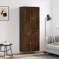 Highboard Braun Eichen-Optik 69,5x34x180 cm Holzwerkstoff Highboard Braun Eichen-Optik 69,5x34x180 cm Holzwerkstoff
