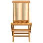 vidaXL Gartenstühle mit Roten Kissen 2 Stk. Massivholz Teak vidaXL Gartenstühle mit Roten Kissen 2 Stk. Massivholz Teak
