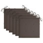 vidaXL Gartenstühle mit Taupe Kissen 6 Stk. Massivholz Teak vidaXL Gartenstühle mit Taupe Kissen 6 Stk. Massivholz Teak