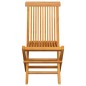 vidaXL Gartenstühle mit Königsblauen Kissen 2 Stk. Massivholz Teak vidaXL Gartenstühle mit Königsblauen Kissen 2 Stk. Massivholz Teak