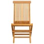 vidaXL Gartenstühle mit Königsblauen Kissen 6 Stk. Massivholz Teak vidaXL Gartenstühle mit Königsblauen Kissen 6 Stk. Massivholz Teak