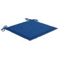 vidaXL Gartenstühle mit Königsblauen Kissen 6 Stk. Massivholz Teak vidaXL Gartenstühle mit Königsblauen Kissen 6 Stk. Massivholz Teak
