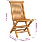 vidaXL Gartenstühle mit Königsblauen Kissen 6 Stk. Massivholz Teak vidaXL Gartenstühle mit Königsblauen Kissen 6 Stk. Massivholz Teak