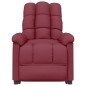 vidaXL Relaxsessel Elektrisch Weinrot Stoff vidaXL Relaxsessel Elektrisch Weinrot Stoff