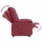 vidaXL Relaxsessel Elektrisch Weinrot Stoff vidaXL Relaxsessel Elektrisch Weinrot Stoff
