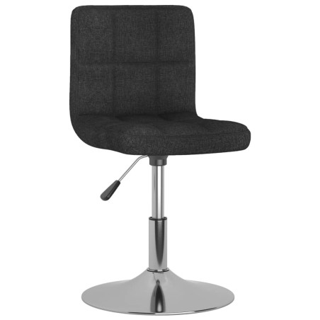 vidaXL Esszimmerstühle 4 Stk. Drehbar Schwarz Stoff