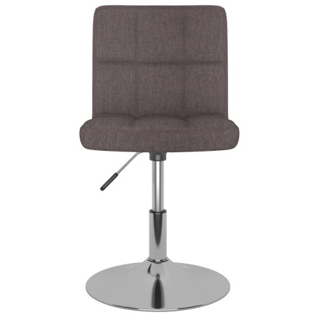 vidaXL Esszimmerstuhl Drehbar Taupe Stoff