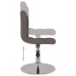 vidaXL Esszimmerstuhl Drehbar Taupe Stoff vidaXL Esszimmerstuhl Drehbar Taupe Stoff
