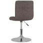 vidaXL Esszimmerstuhl Drehbar Taupe Stoff vidaXL Esszimmerstuhl Drehbar Taupe Stoff