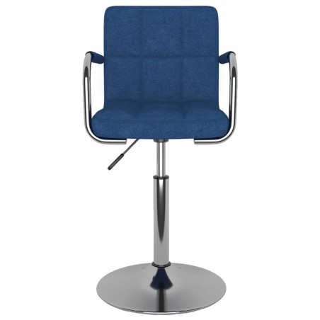 vidaXL Esszimmerstuhl Blau Stoff