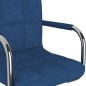 vidaXL Esszimmerstuhl Blau Stoff vidaXL Esszimmerstuhl Blau Stoff