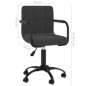 vidaXL Esszimmerstühle 6 Stk. Drehbar Schwarz Samt vidaXL Esszimmerstühle 6 Stk. Drehbar Schwarz Samt