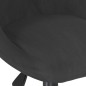 vidaXL Esszimmerstühle 6 Stk. Drehbar Schwarz Samt vidaXL Esszimmerstühle 6 Stk. Drehbar Schwarz Samt