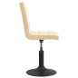 vidaXL Esszimmerstühle 6 Stk. Drehbar Creme Samt vidaXL Esszimmerstühle 6 Stk. Drehbar Creme Samt