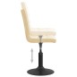 vidaXL Esszimmerstühle 6 Stk. Drehbar Creme Samt vidaXL Esszimmerstühle 6 Stk. Drehbar Creme Samt